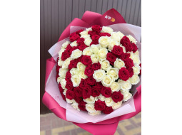 101 роза 40 см  акция